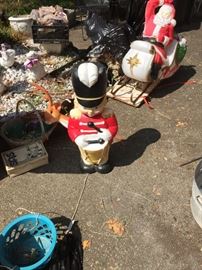 drummer boy christmas yard statue