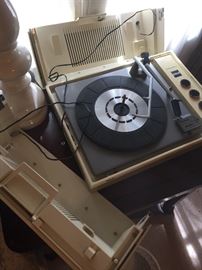 Vintage rca portable record player