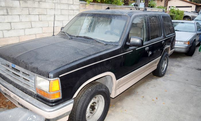 1994 Ford Explorer. Runs. Needs work. Available for Pre-sale.  $500