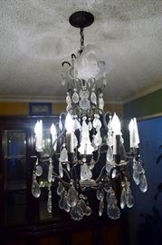 large Chandelier with prisms