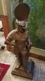 French Bronze of a Roman or pre Roman soldier
 Out standing