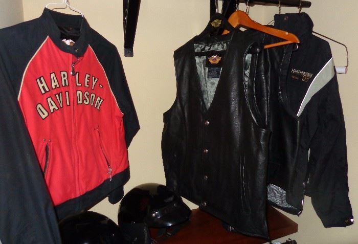 Harley-Davidson leathers...