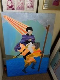 Ben King Original Painting George Washington 