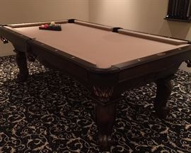 Connelly Pool Table w ALL the accessories (used 3x!) 