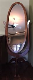 Oval Floor Mirror 