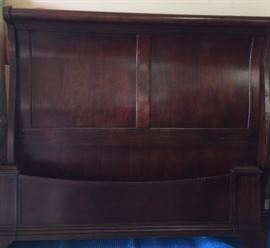 Queen Sleigh Bed and Nightstand (NEW!) 