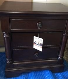 Queen Sleigh Bed and Nightstand (NEW!) 