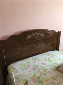 Full Size Headboard & Mattress Set