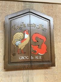 Wooden Pub Style Dart Board