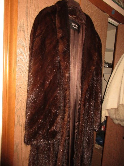 Beautiful full length fur coat