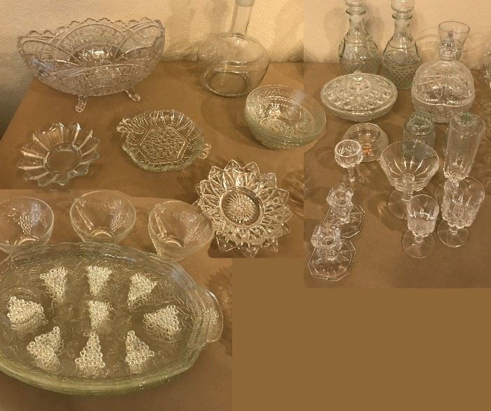 China, Crystal and Misc Glassware and Dishes