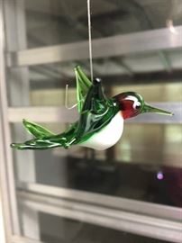 Collection of Hummingbirds, this one is Glass