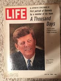 Vintage Life Magazine - July 16, 1965 "A Thousand Days"