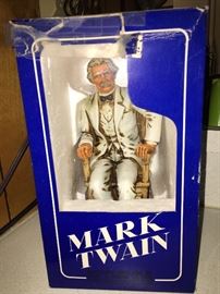 Mark Twain Decanter, Seal Unbroken