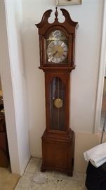 Colonial grandmother clock