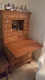 Antique secretary desk