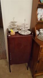 Antique record cabinet