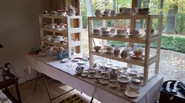 Teacups and luncheon sets
