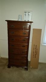 7 drawer tall boy dresser
