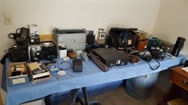 Vintage camera and equipment and film cameras