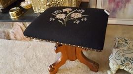Needlepoint stool