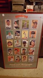 Collectible Baseball Card Poster