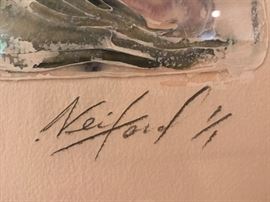 Signed artwork by Neiford 