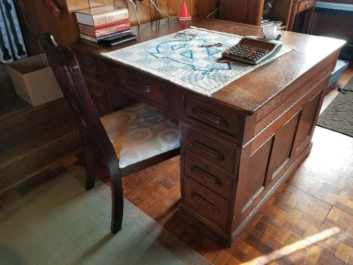 Vintage Two Sided Desk