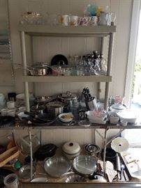 Contents of gourmet kitchen