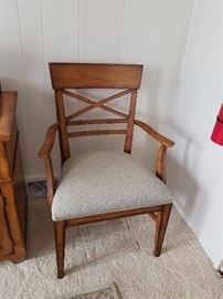 Ethan Allen Blake Armchairs (2); 6 side chairs; Tango finish