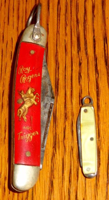 ROY ROGERS AND TRIGGER COWBOY POCKET KNIFE