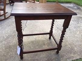 End Table Turned Legs