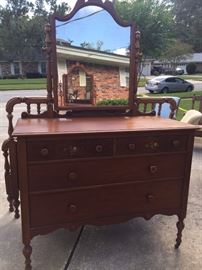 Vintage Bedroom Suit Dresser