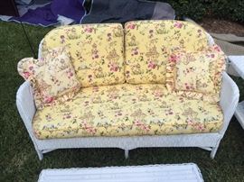 Wicker Loveseat