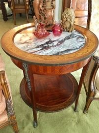 Soapstone carved statues