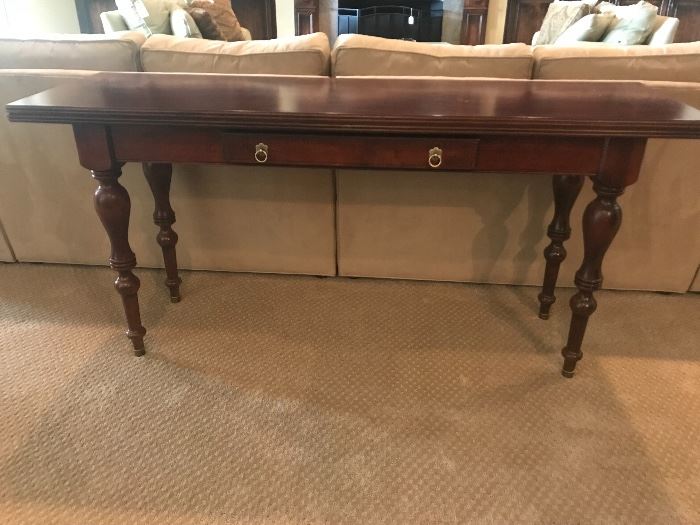 Full size (flip up top) console table from Ethan Allen