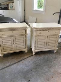 Pair of end tables/night stands by Paula Deen.....one has SOLD & one still available 