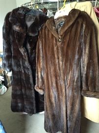 Beautiful fur coats. Save the world and recycle; because baby, it's cold outside.