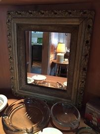 Mirror, and cough, cough, ashtrays.