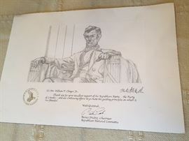 So many authentic political items, all signed.