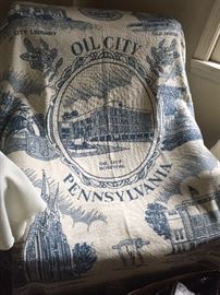 Oil City, PA blanket. Yep.