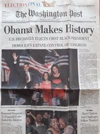 Washington Post election edition - history!