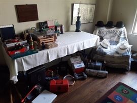 Lots of things in this room for handy men and women!