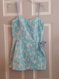 Vintage women's bathing suit top, one of six