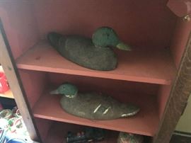 Hand Carved Wooden Duck Decoys