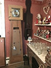 Slaw Cutter, Clock, Christmas and Glassware
