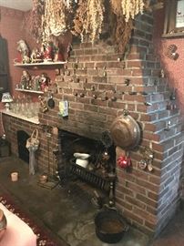 Cast Iron Fireplace Insert, Miniatures