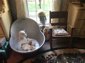 Wash Tub, Child's Rocker