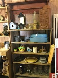 Enamelware Roaster, Miyao set, Shelves