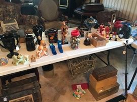 LE Smith, Royal Doulton, Burslem, Hitching post horse head top